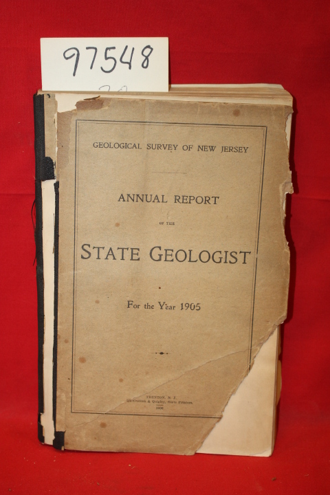 State Geologist: Annual Report of the State Geologist For the Year 1905