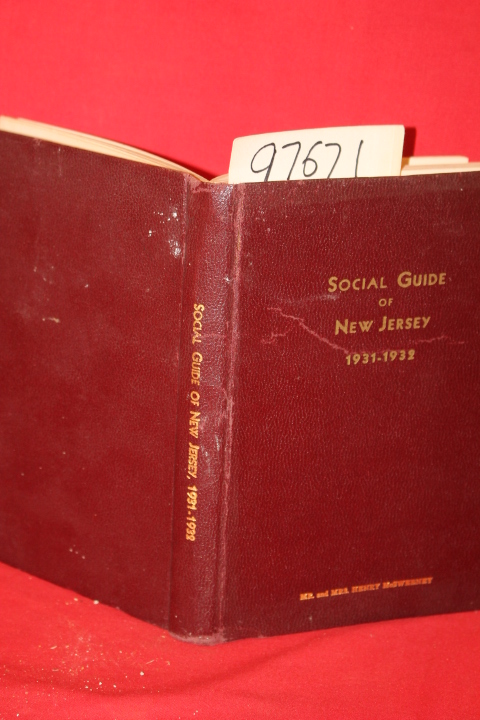 Gould, Daniel J.; Sanders, Maurice M: Social Guide of New Jersey 1931-1932