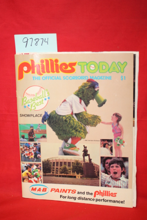Shenk, Larry: Phillies Today the Official Scorecard Magazine