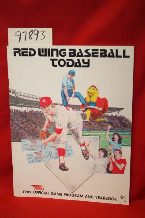 Red Wing Baseball: Red Wing Baseball Today 1982 Officail Game Program and Yea...