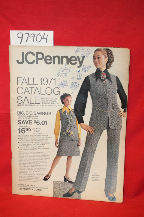 J C Penney: J C Penney Fall 1971 Catalog Sale