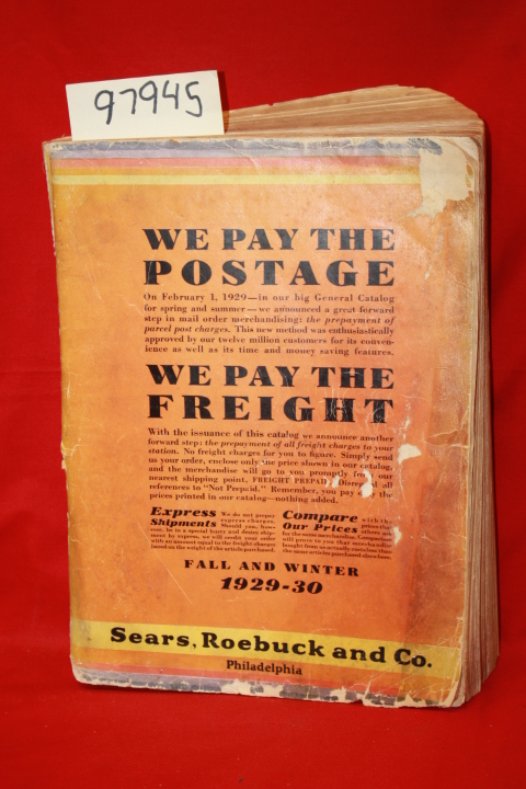 Sears, Roebuck and Co.: Sears Fall and Winter 1929-1930