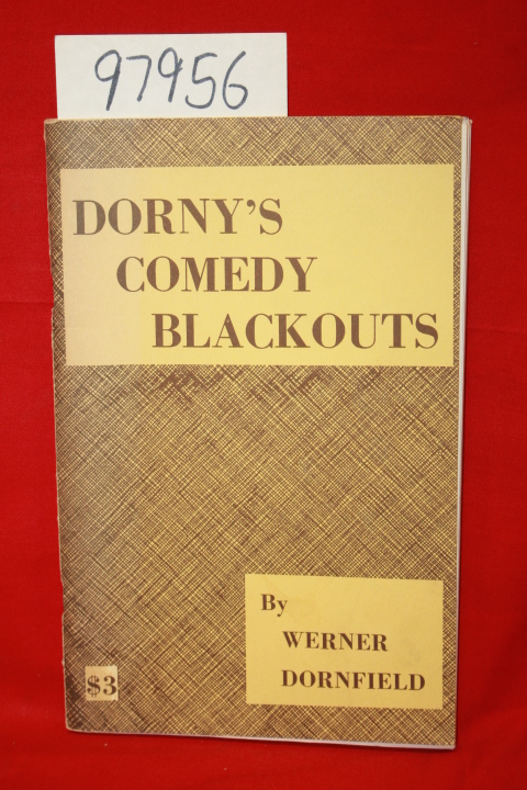Dornfield, Werner: Dorny's comedy Blackouts Magicwise & Otherwise