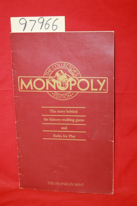 Parker Brothers: The Collectors Edition Monopoly: The Story Behind the Histor...