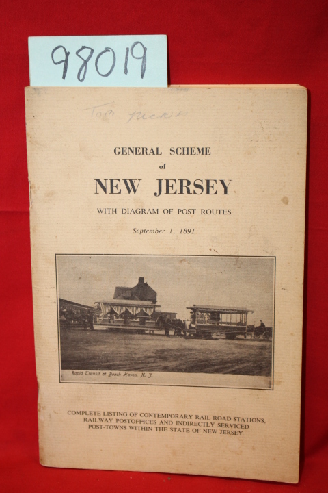 White, James E.; Jackson, R. C.: General Scheme of New Jersey with Diagram of...