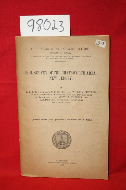 Lee, L. L.; Engle, C. C.; Seltzer, W...: Soil Survey of the Chatsworth Area, ...