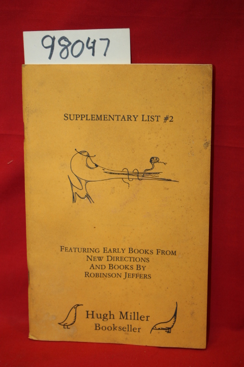 Hugh Miller Bookseller : Williams, J...: Supplementary List #2 Featuring Earl...