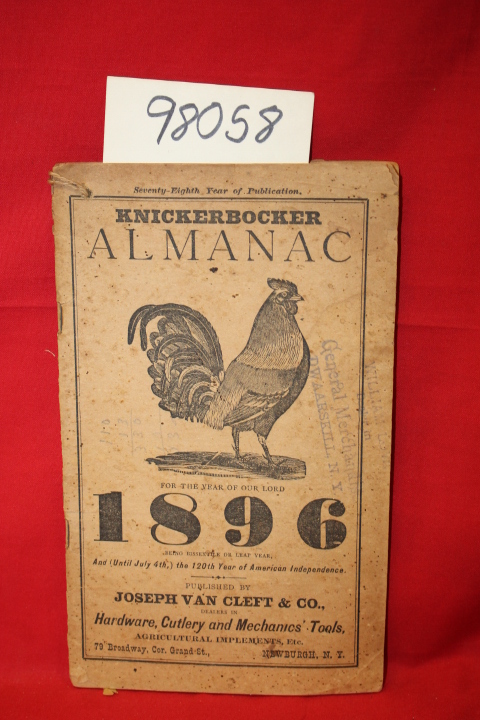 Joseph Van Cleft & Co.: Knickerbocker Almanac 1896
