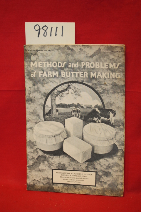 Trout, G. Malcom: Methods and Problems of Farm Butter-Making