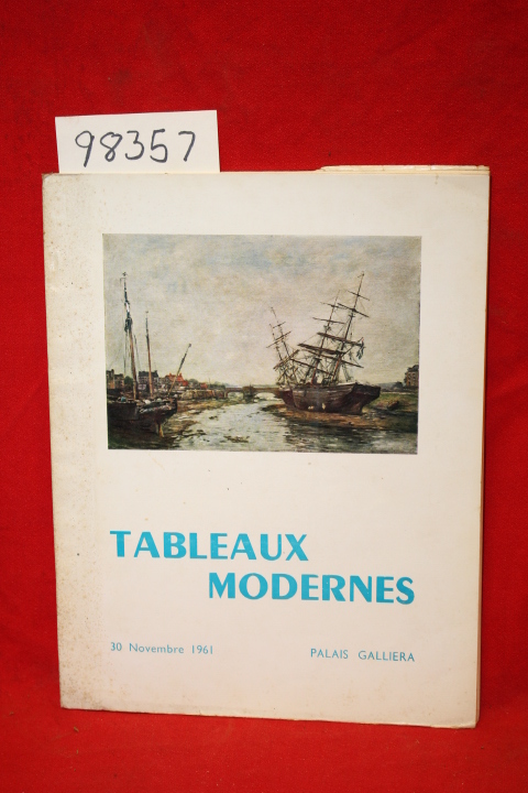 Palais Galliera: Tableaux Moderns Palais Galliera 30 Novembre 1961