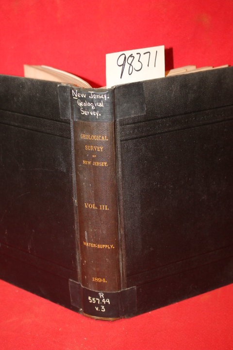Smock, John C.; Vermeule Cornelius C...: Geological Survey of New Jersey Repo...