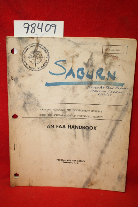 Fedaral Aviation Agency: Systems Research and Development Service Guide for P...