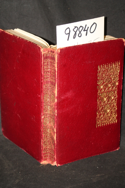 Emerson, Ralph Waldo; Rhys, Ernest: Everyman's Library: Essays 1st and 2nd Se...