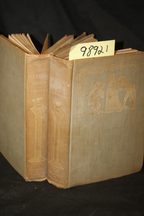 Straparola, Giovanni; Waters, W. G.: The Facetious Nights of Straparola (volu...