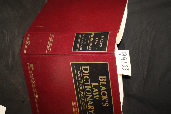 Black, Henry Campbell: Black's Law Dictionary 1990 6th edition