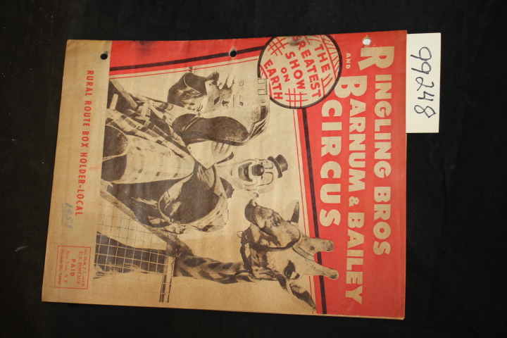 North, John Ringling (President): Ringling Bros And Barnum & Bailey Circus. T...