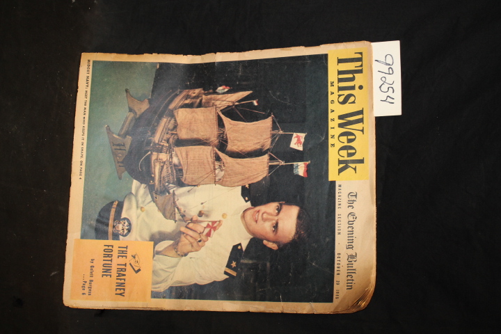 Nichols, William I. (Editor): This Week Magazine: The Evening Bulletin Octobe...
