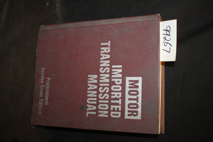 Kromida, Michael J.  [Editor]: Motor Imported Transmission Manual - Professio...