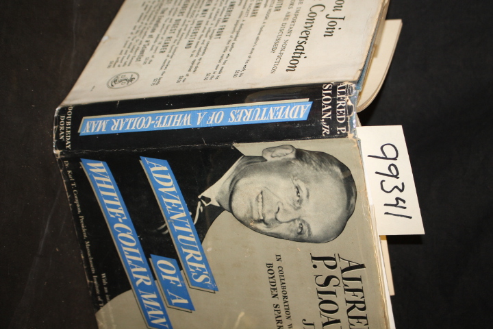 Sloan, Alfred P. Jr.: Adventures of a White - Collar Man signed by the author