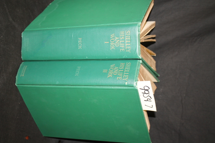 Peck, Walter Edwin: Shelley His Life and Work (2volumes)