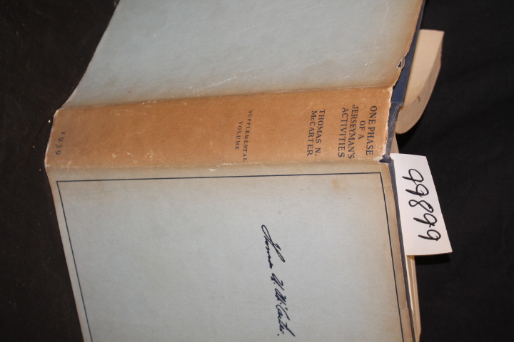 McCarter, Thomas N.: One Phase of a Jerseyman's Activities