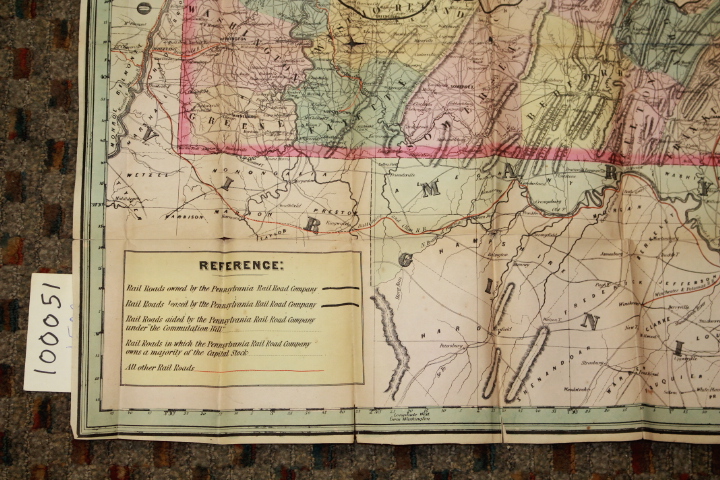 R. L. Barnes: Barnes\'s Map of Pennsylvania