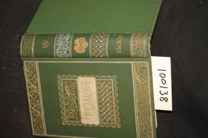 Lowell, James Russell: Poems