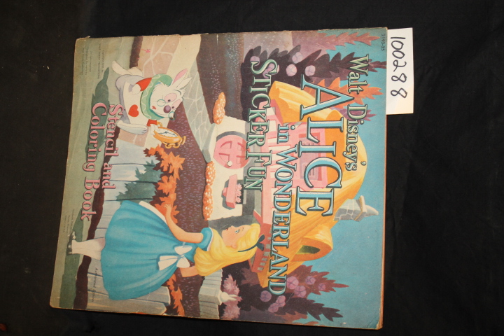 Walt Disney Productions: Walt Disney's Alice in Wonderland Sticker Fun Stenci...