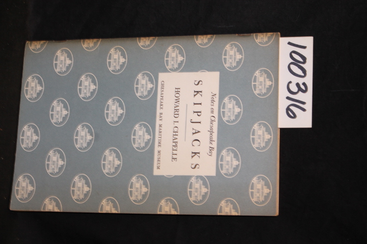 Chapelle, Howard I.: Notes on Chesapeake Bay Skipjacks