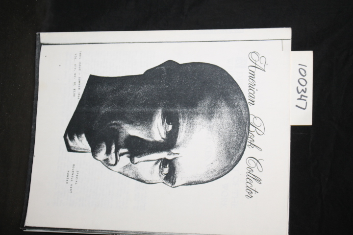 Jones, Dan Burn; Kent, Rockwell: American Book Collector 140th Issue Summer 1...