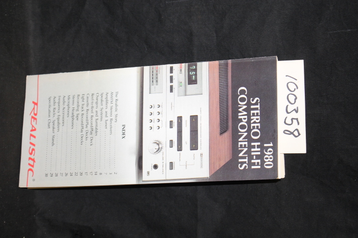 Realistic; Tandy Corporation: Realistic 1980 Steroeo Hi-Fi Components