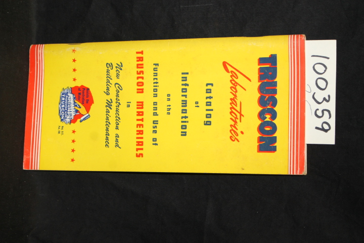 Truscon Laboratories: Truscon Laboratories Catalog of Information on the Func...
