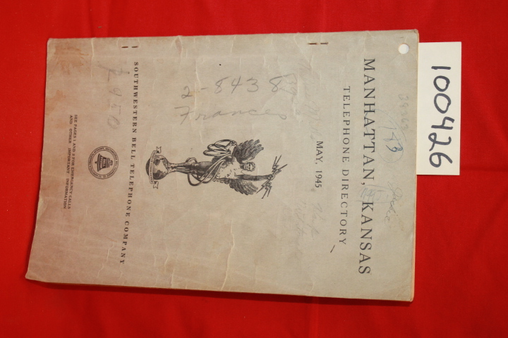 Southwestern Bell Telephone Company: Manhattan, Kansas Telephone Directory Ma...