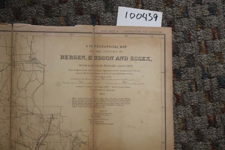 Stevens, Alexander; Cook, George H; ...: Bergen, Hudson and Essex Countiess N...