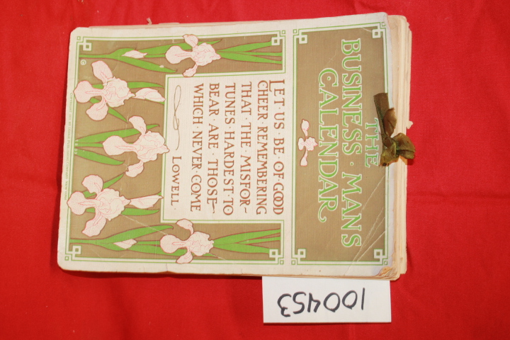 Dodge Publishing Company: The Business Mans Calander (for the year of 1912)