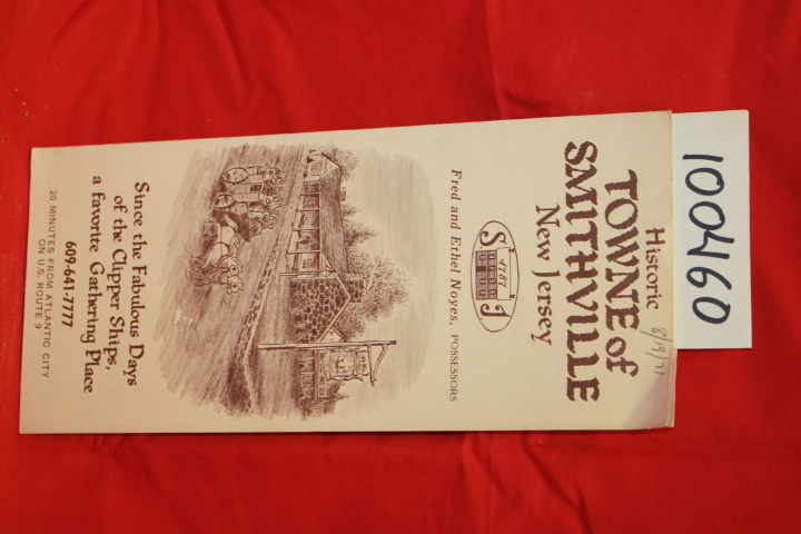 Noyes, Fred and Ethel: Historic Towne of Smithville New Jersey