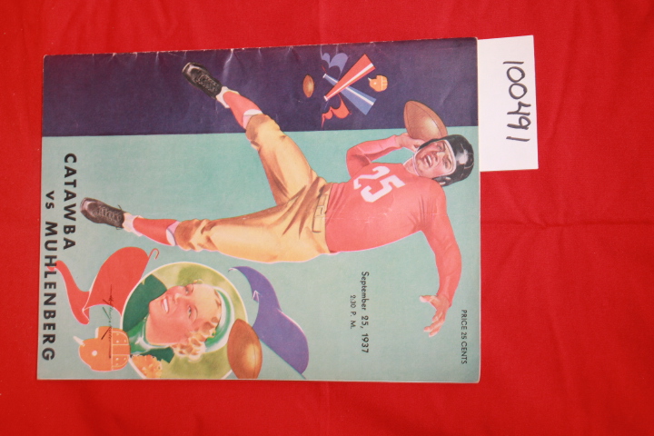 Muhlenberg College: Catawba Vs. Muhlenberg College September 25, 1937: Muhlen...