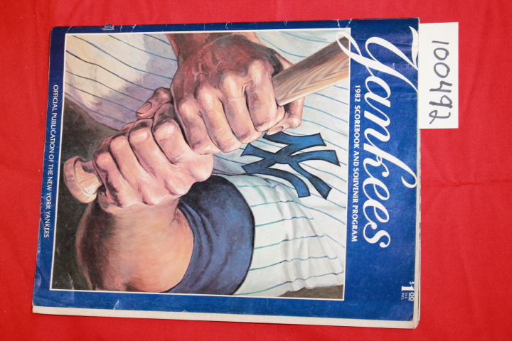 The New York Yankees: Yankees 1982 Scorebook and Souvenir Program