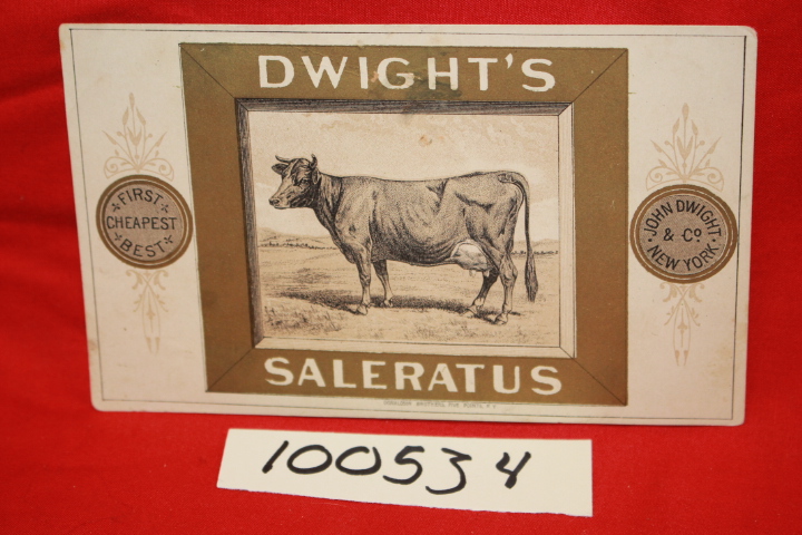 John Dwight & Co.: John Dwight & Co New York, Dwight's Saleratus; Victorian A...