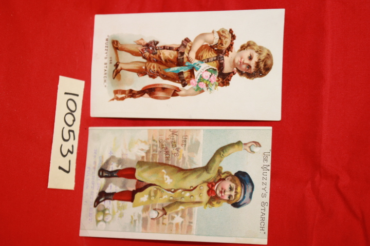 Muzzy Starch Co.: Use Muzzy's Starch; Victorian Advertising Card