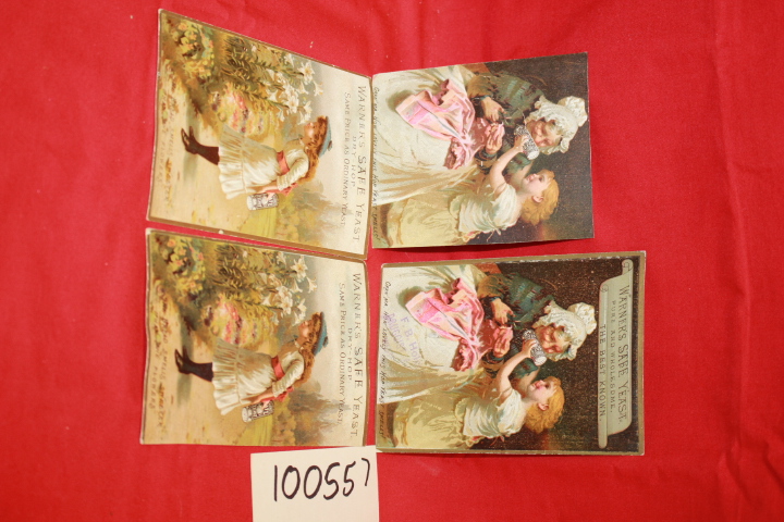 Warner's Safe Yeast: Warner's Safe Yeast; Victorian Advertising 4 Cards