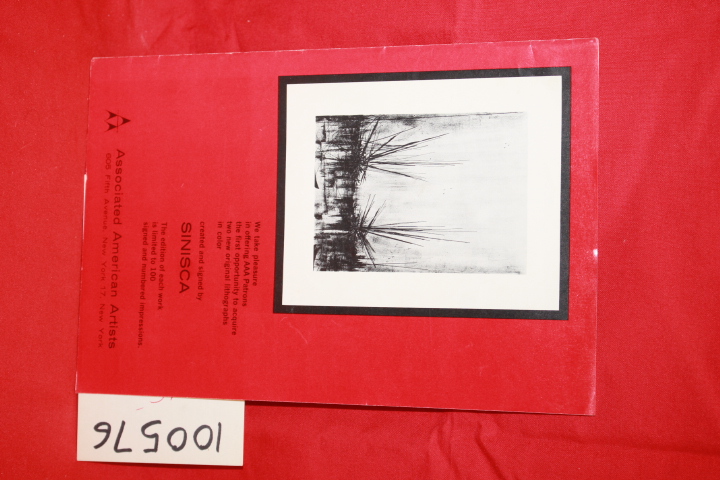 Associated American Artists; Sinisca: Sinisca The Edition of Each Work is Lim...