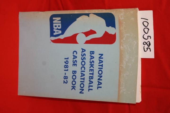O'Brien, Lawrence F.; National Baske...: National Basketball Association Case...