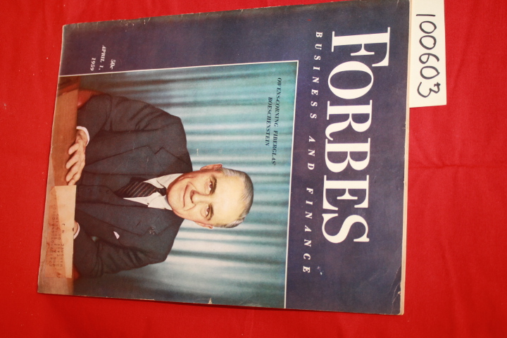 Forbes MAGAZINE: Forbes Business Finance OWENS CORNING FIBERGLAS BOESCHENSTEI...