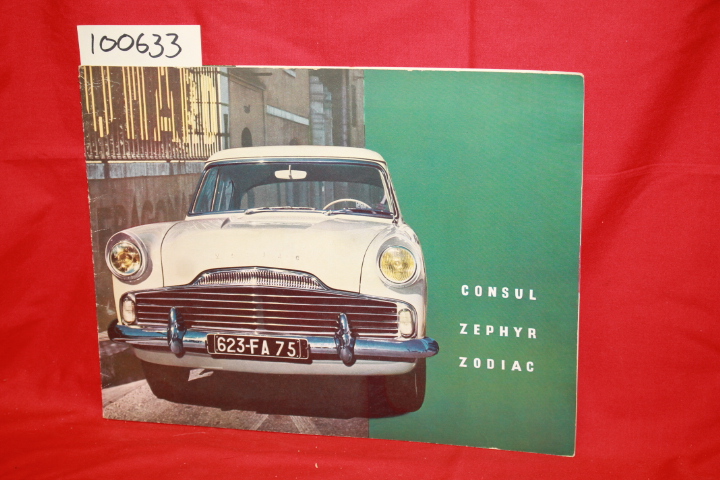Ford Motor Company: Consul, Zephyr, Zodiac Sales Brochure