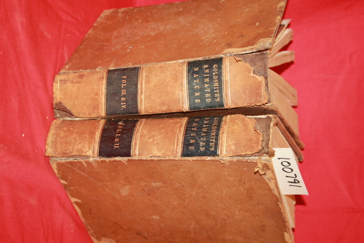 Goldsmith, Oliver: A History of the Earth and Animated Nature (4 volume set b...