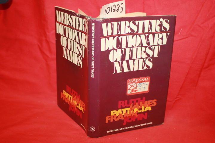 Webster; Galahad Books: Websters Dictionary of First Names