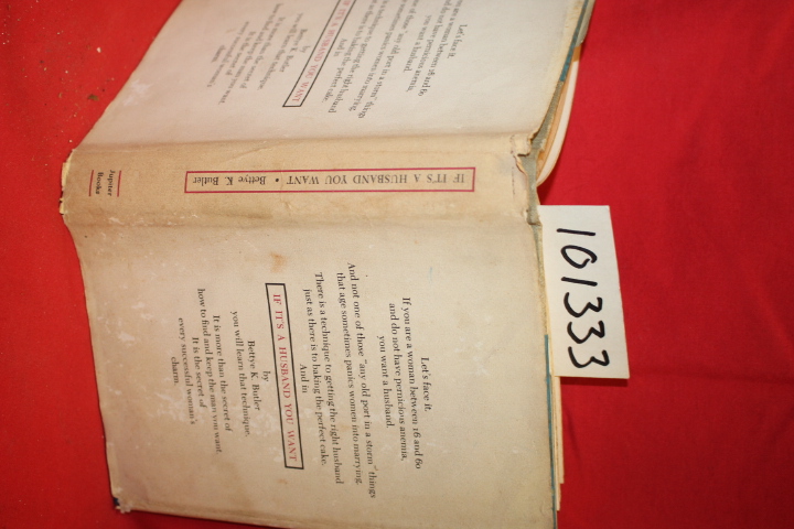 Butler, Bettye K.: If It's a Husband You Want