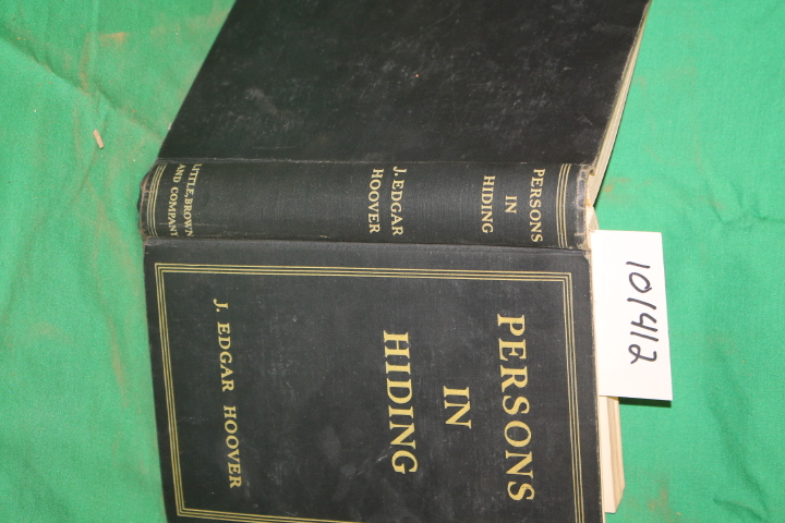 Hoover, J. Edgar: Persons in Hiding