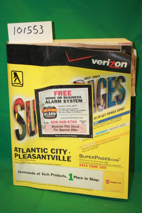 Verizon: SuperPages Atlantic City Pleasantville July 2003